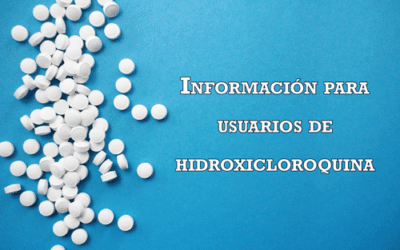 Información hidroxicloroquina